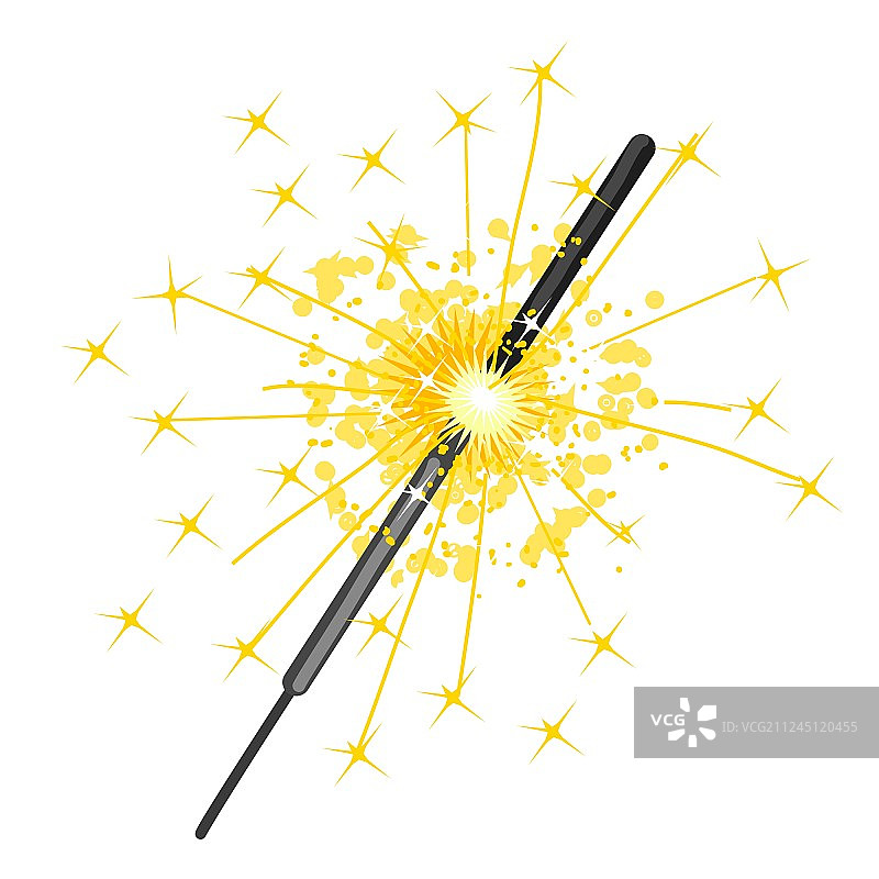 燃烧的孟加拉烟花图片素材