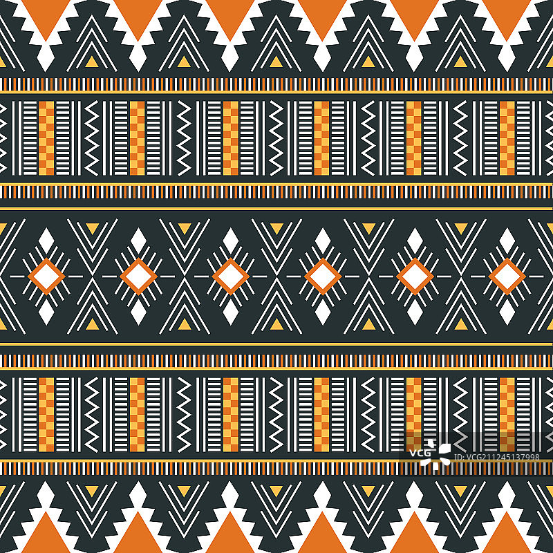 部落装饰非洲无缝图案图片素材