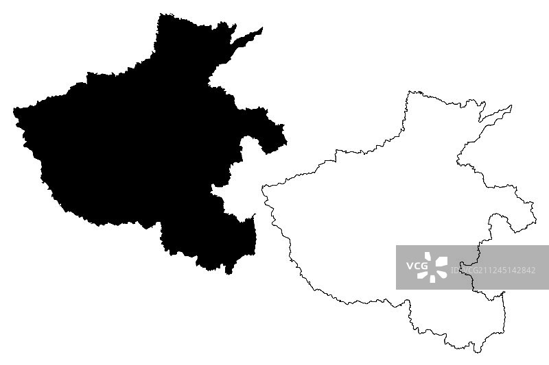 河南省地图图片素材