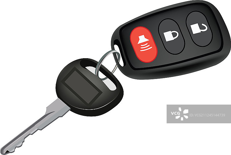 带有自动关闭功能的汽车钥匙图片素材
