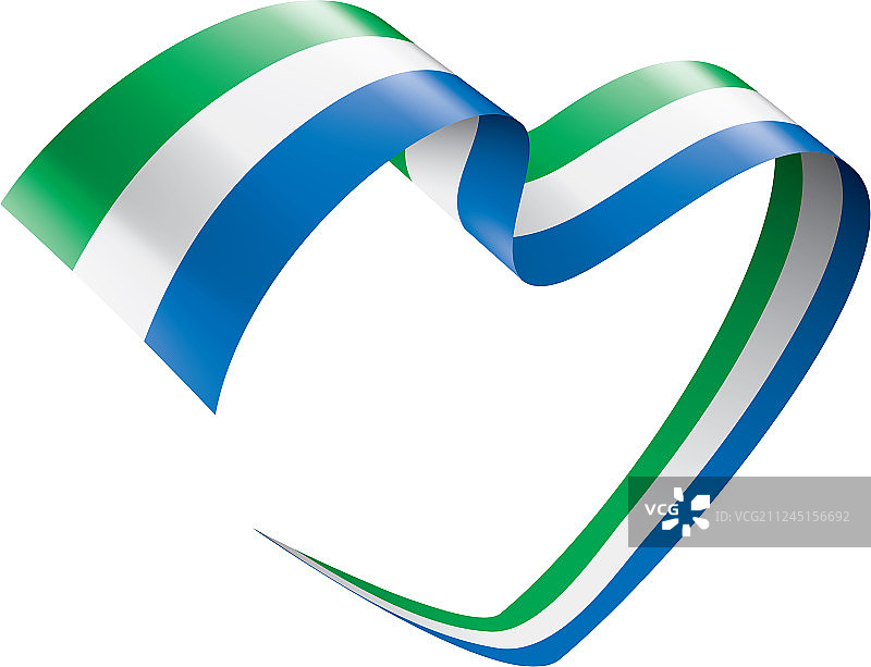 塞拉利昂国旗上的白色图片素材