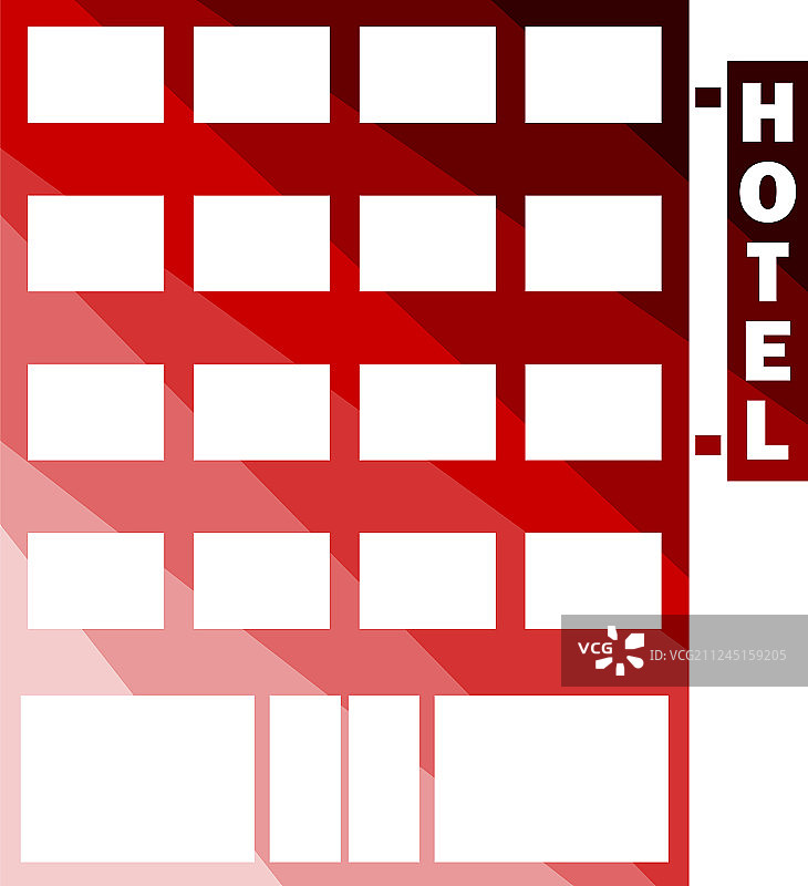 酒店建筑图标图片素材