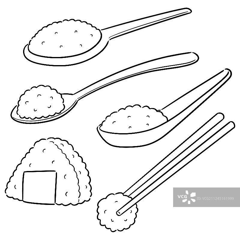 大米合集图片素材