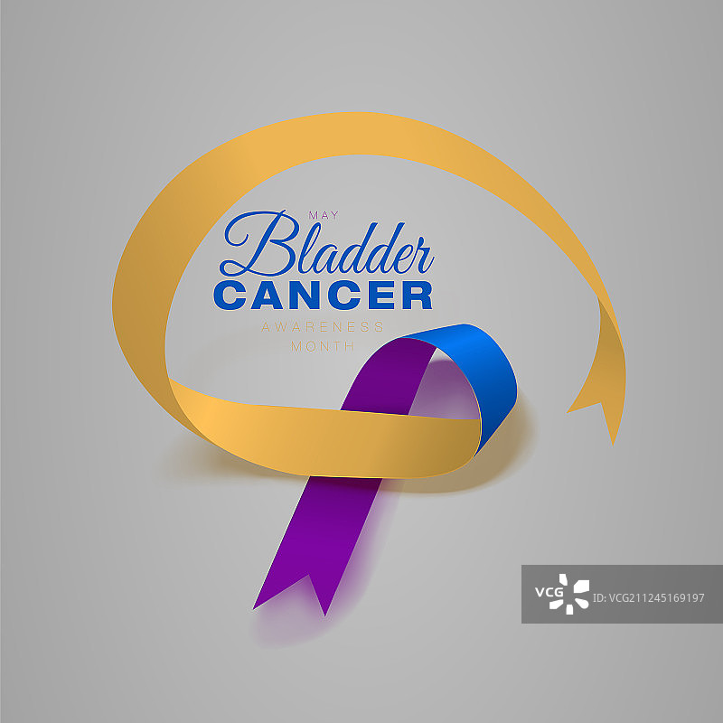 膀胱癌意识书法海报设计图片素材