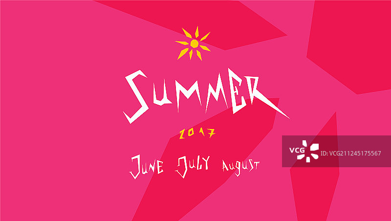 夏季文字图片素材