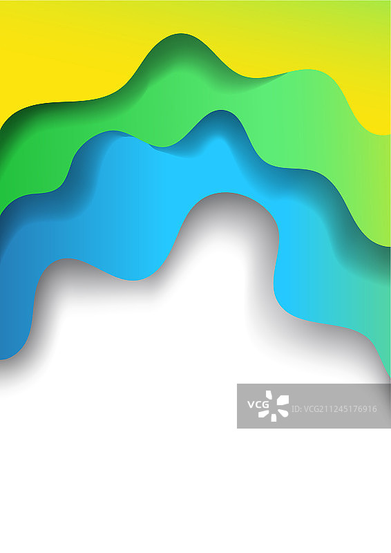 竖版A4 banner带3D抽象背景图片素材