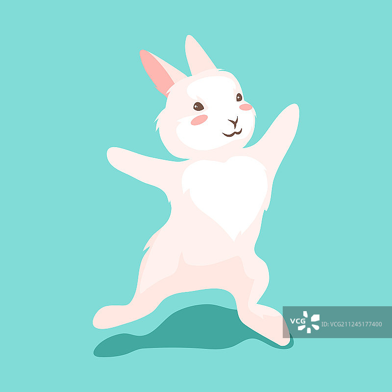 可爱的复活节兔子图片素材