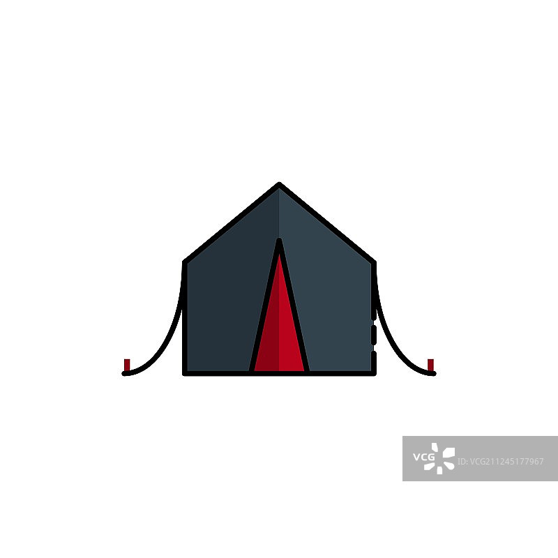 狩猎帐篷图标图片素材