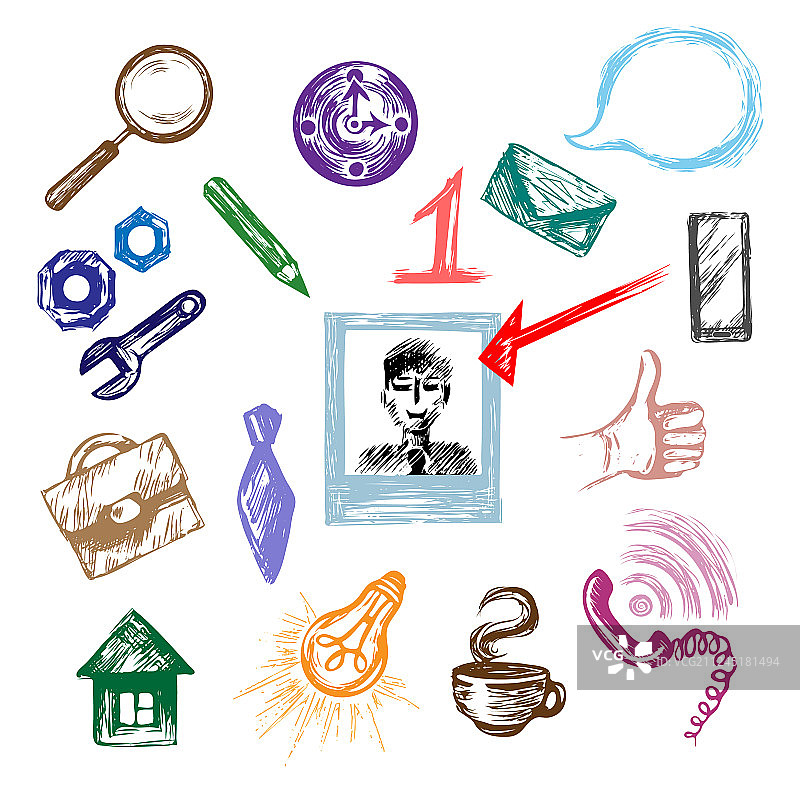 业务图标集图片素材