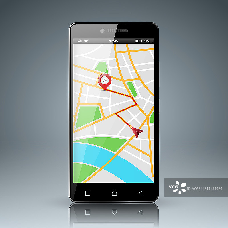 3D信息图智能手机图标图片素材