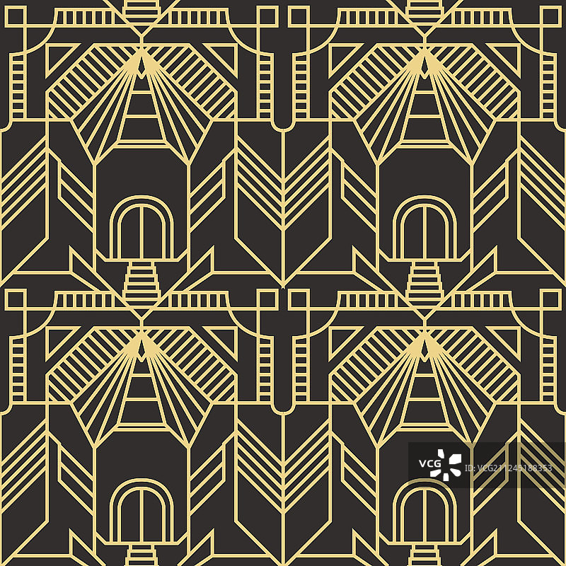 抽象装饰艺术无缝现代瓷砖图案图片素材