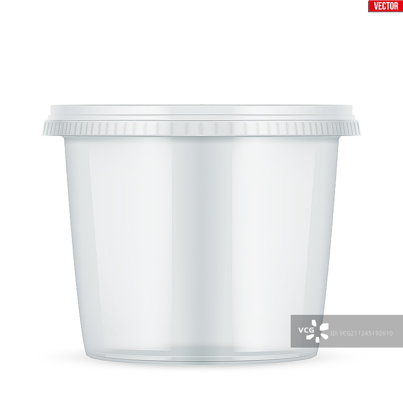 透明塑料食品容器图片素材