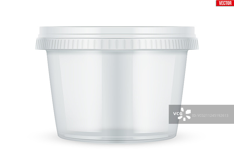 透明塑料食品容器图片素材