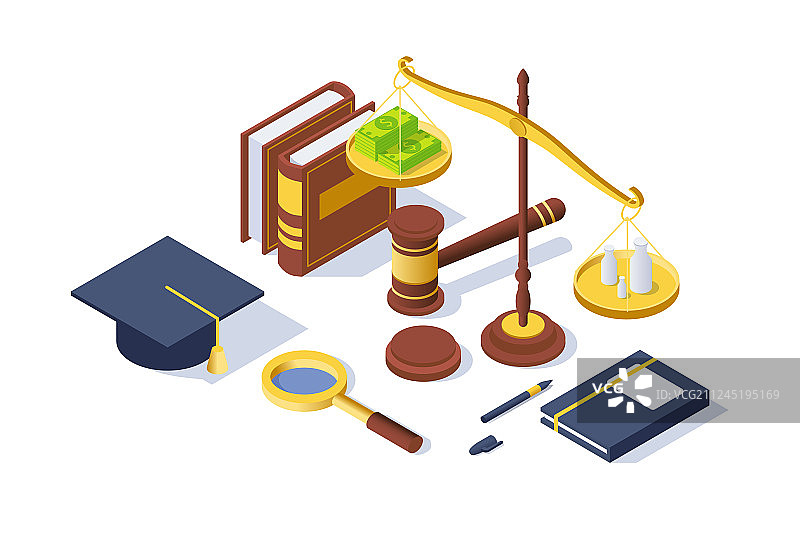 2.5D正义设备与锤子笔图片素材