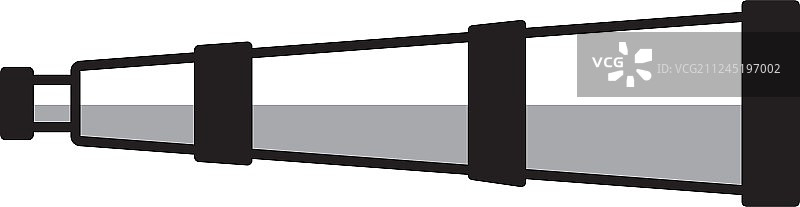 望远镜设备隔离图标图片素材