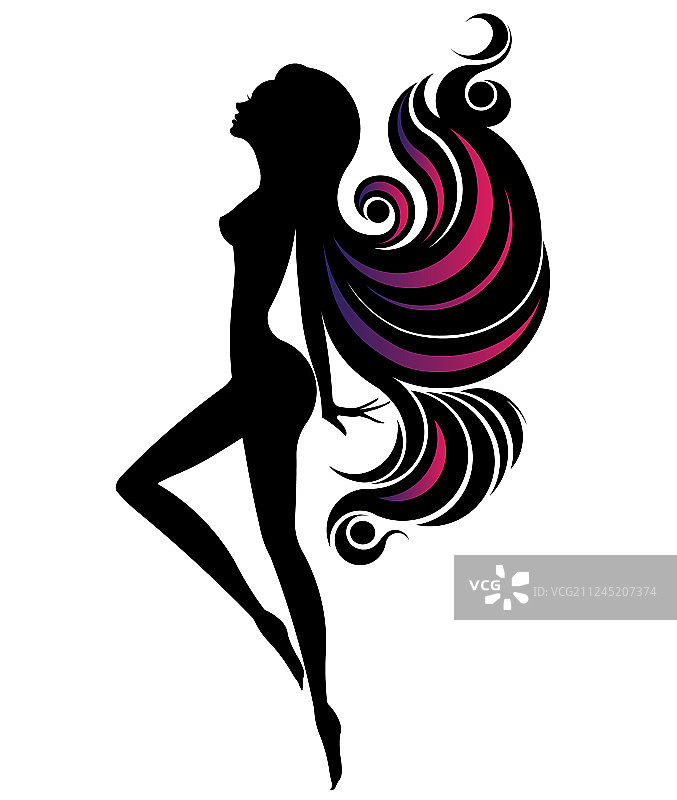 美女外形图标化妆品和SPA图片素材