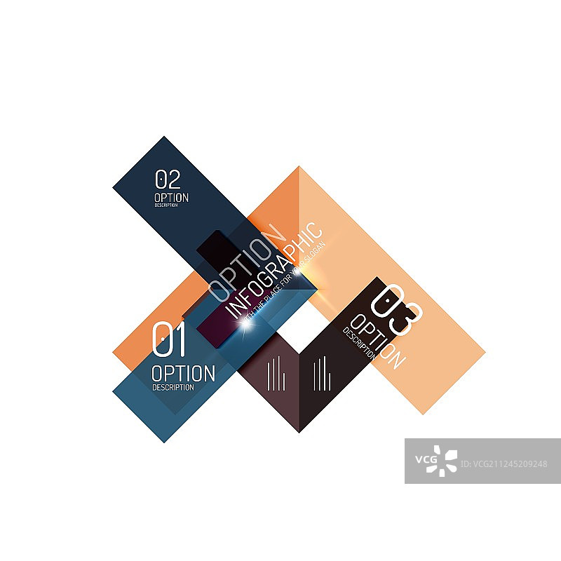 几何信息图表模板图片素材