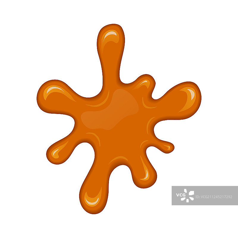 流淌的焦糖飞溅图片素材