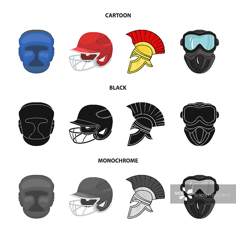 头盔运动标志设计图片素材