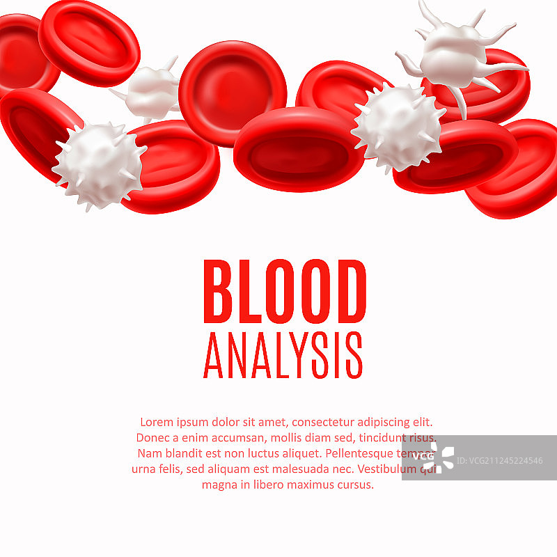 血液细胞分析概念图片素材