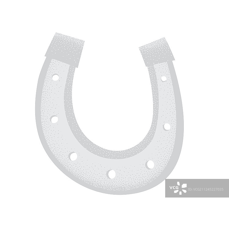 卡通风格Grunge马蹄铁图片素材