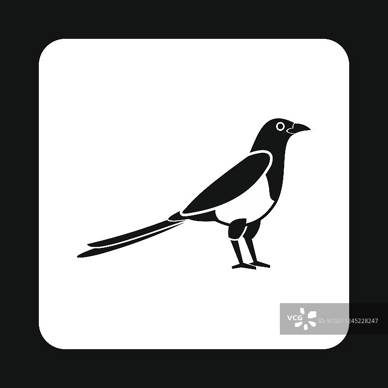 简约风格鸟类图标图片素材