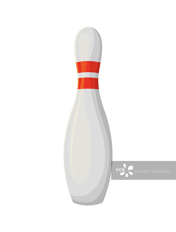 用于保龄球的光滑白色球瓶图片素材