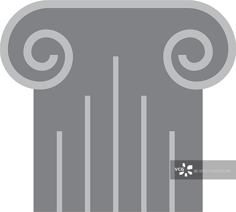 博物馆柱子隔离图标图片素材