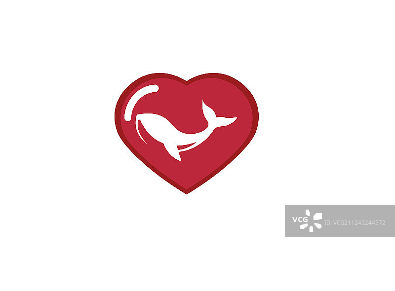 座头鲸标志设计图片素材