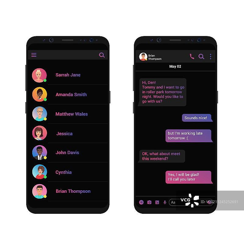 社交网络通讯概念图片素材