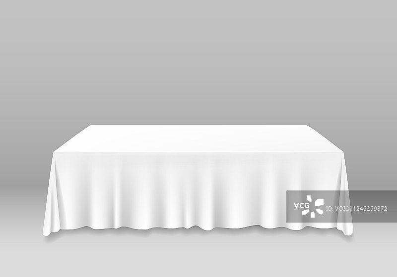 逼真细致的3D白色空白桌子图片素材