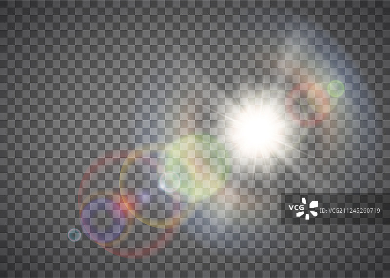 闪耀阳光光效图案图片素材