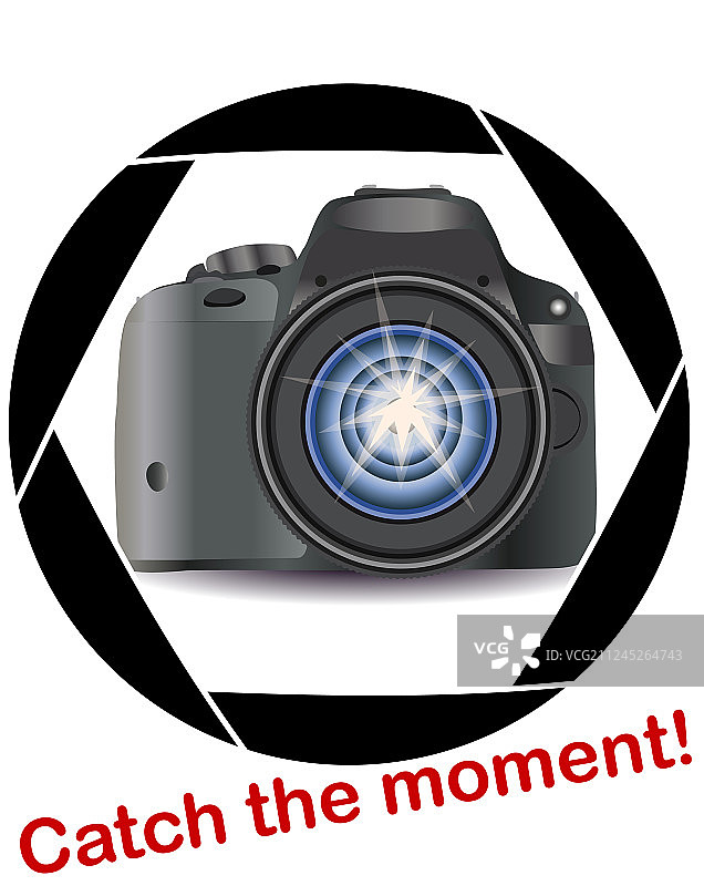 取景框中的现代相机图片素材