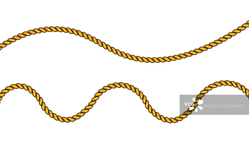 逼真纤维绳索图片素材