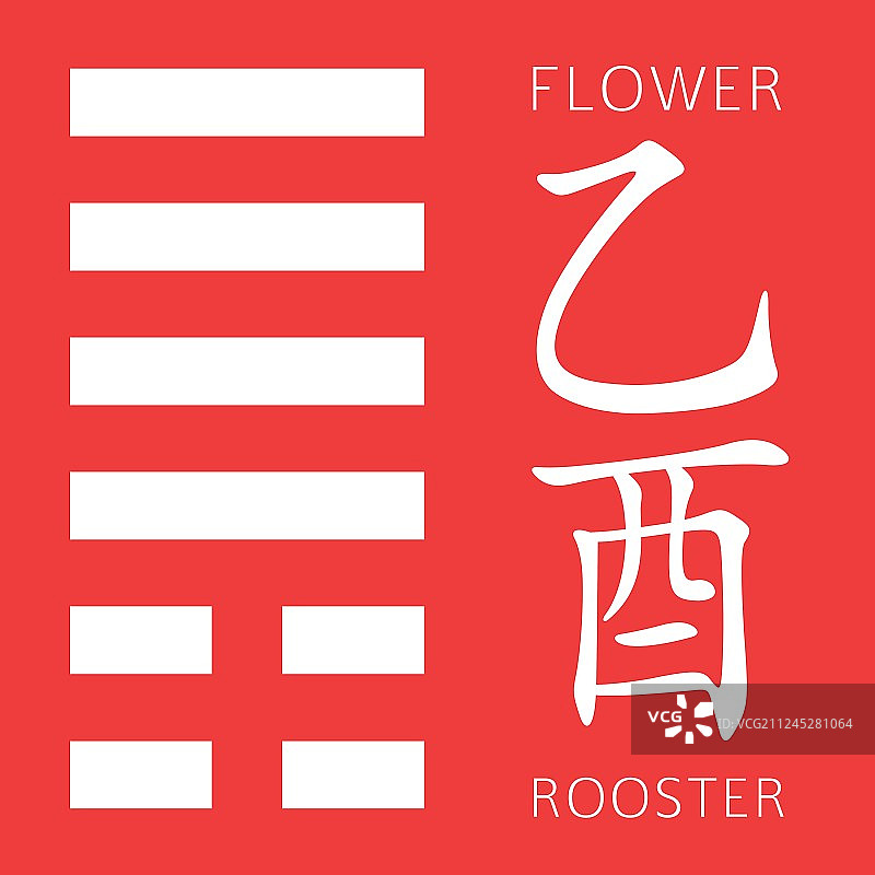 易经六十四卦标志图片素材
