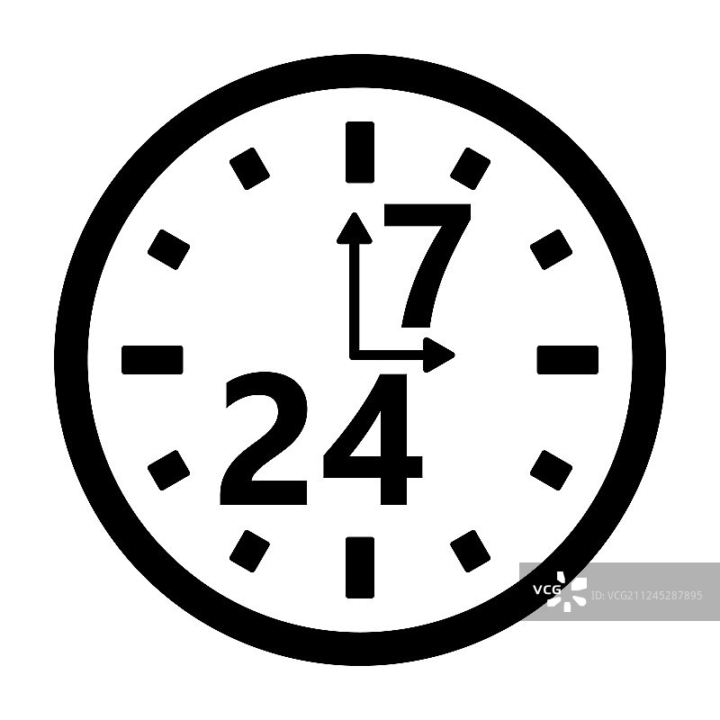 商店时钟组织安排表图片素材