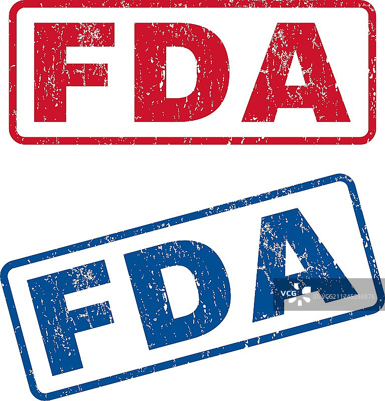 FDA橡胶印章图片素材