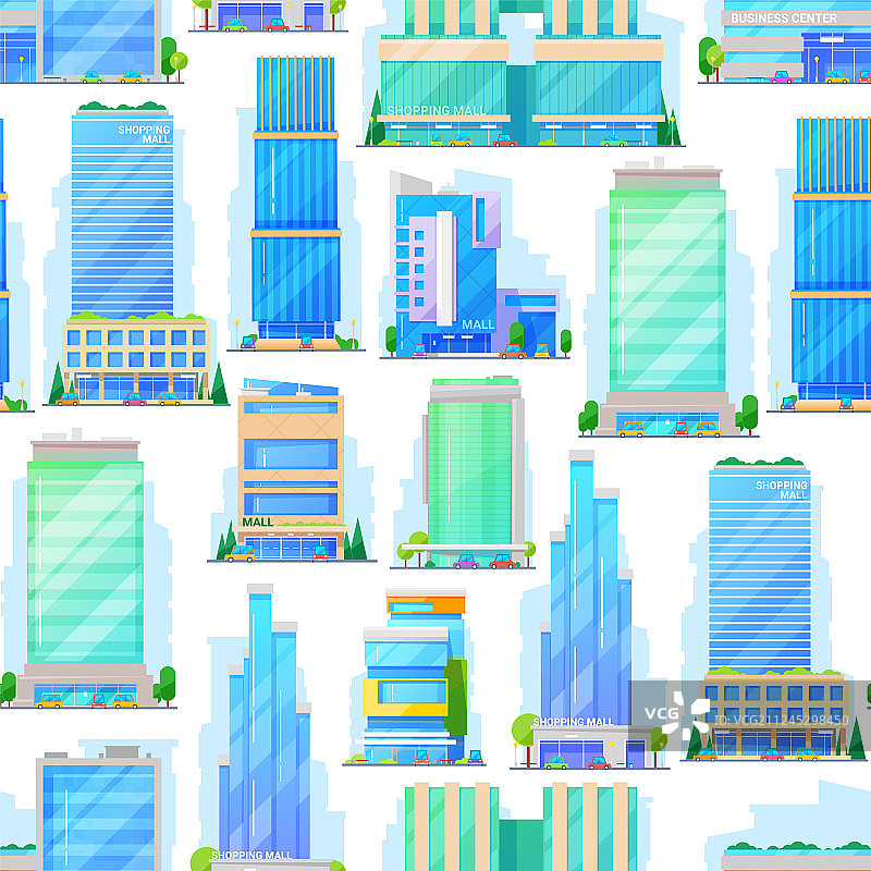 购物中心贸易商业中心建筑图案图片素材