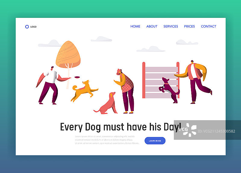 主人训练狗指令登录页图片素材
