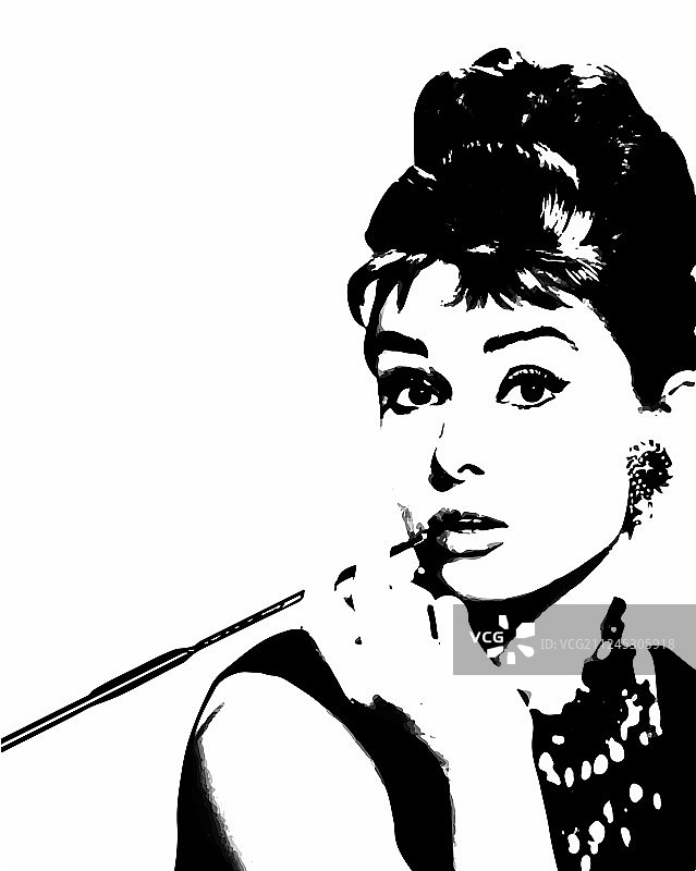 奥黛丽·赫本图片素材