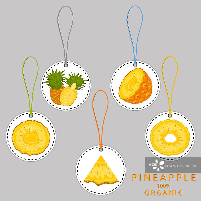 黄色热带主题图案图片素材