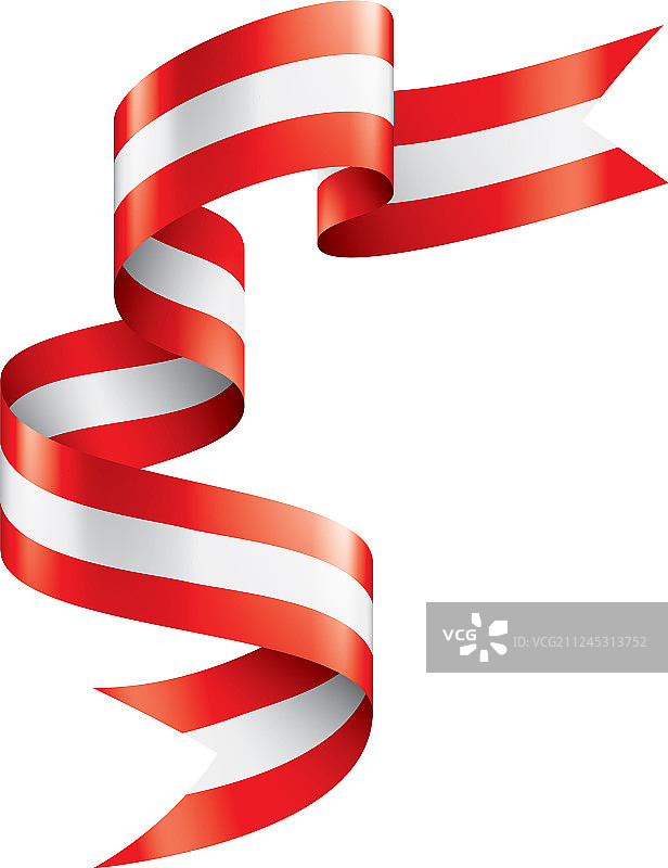 奥地利国旗上有白色图片素材