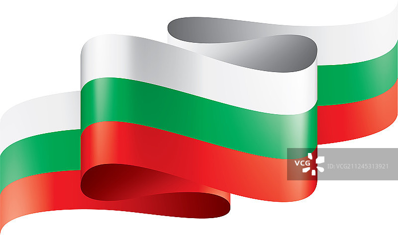 保加利亚国旗上有白色图片素材