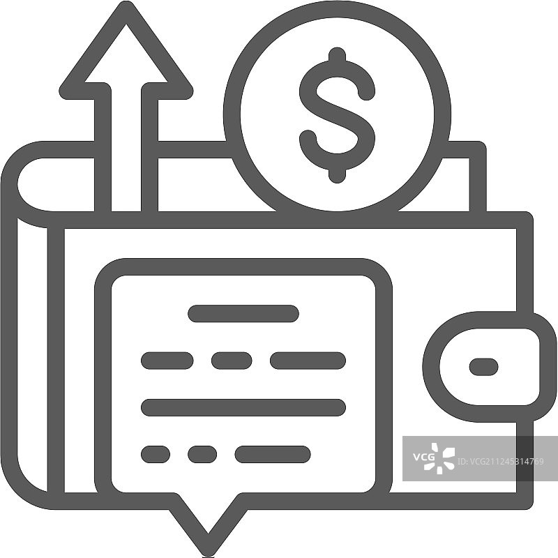 钱包里的钱币：收入增长与利润图片素材