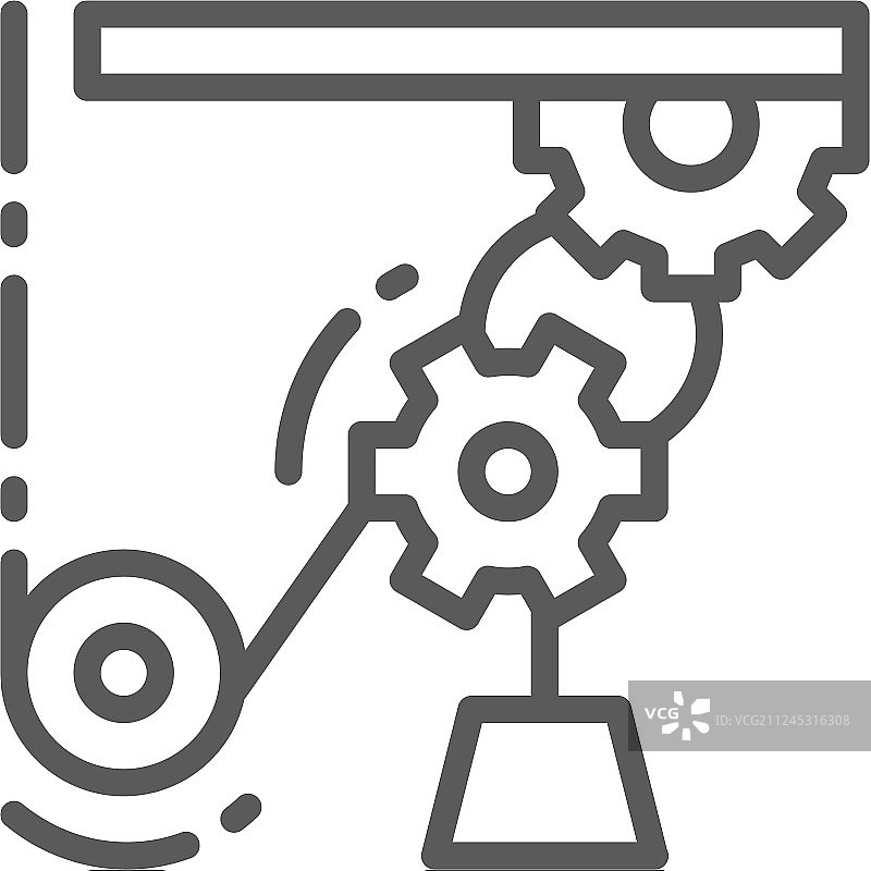 起重机构工业起重机图片素材