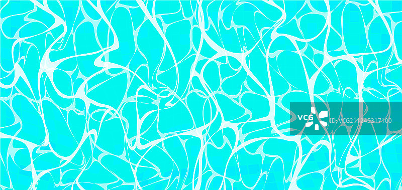 蓝色夏季水波倒影图片素材