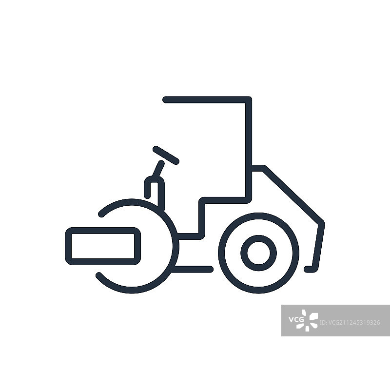 沥青摊铺机图标图片素材