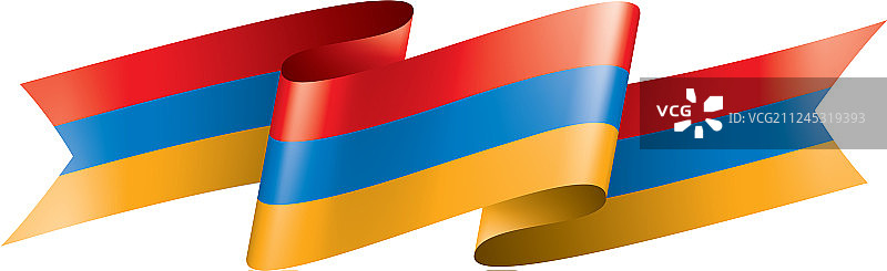 亚美尼亚国旗上有白色图片素材