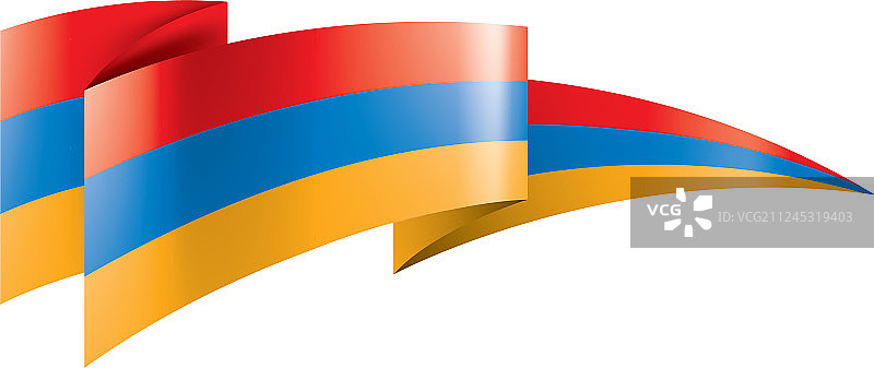 亚美尼亚国旗上有白色图片素材