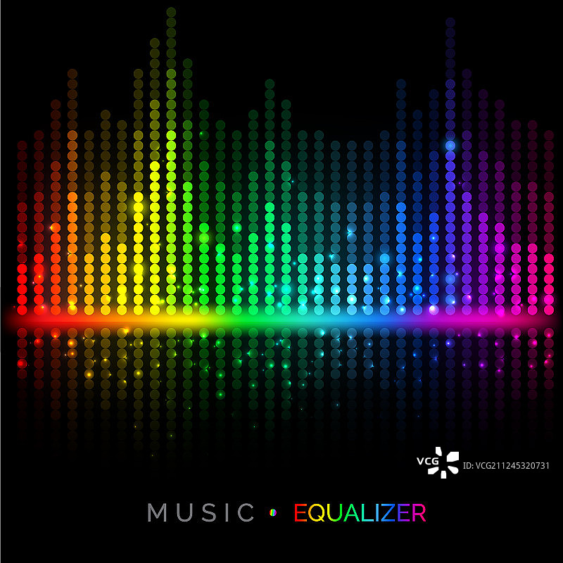 音乐均衡器背景图片素材